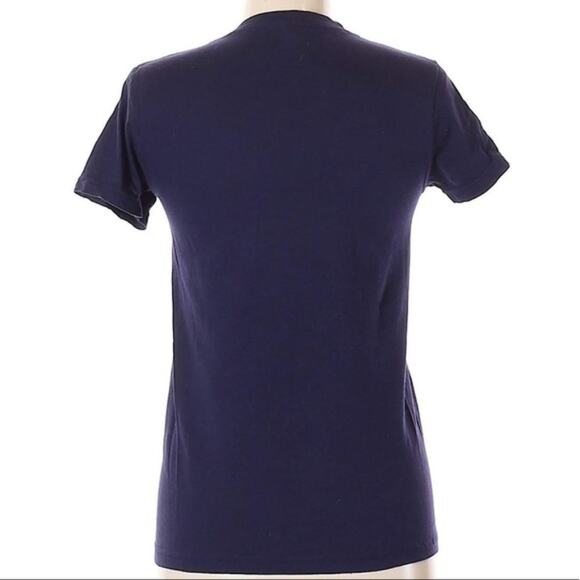 American Apparel Dark Blue Sherlock Holmes Graphic Shirt - Picture 2 of 4